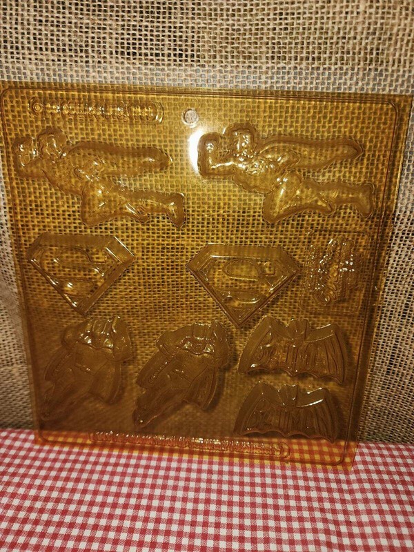 Vintage Wilton DC Comics Superman & Batman Candy Mold