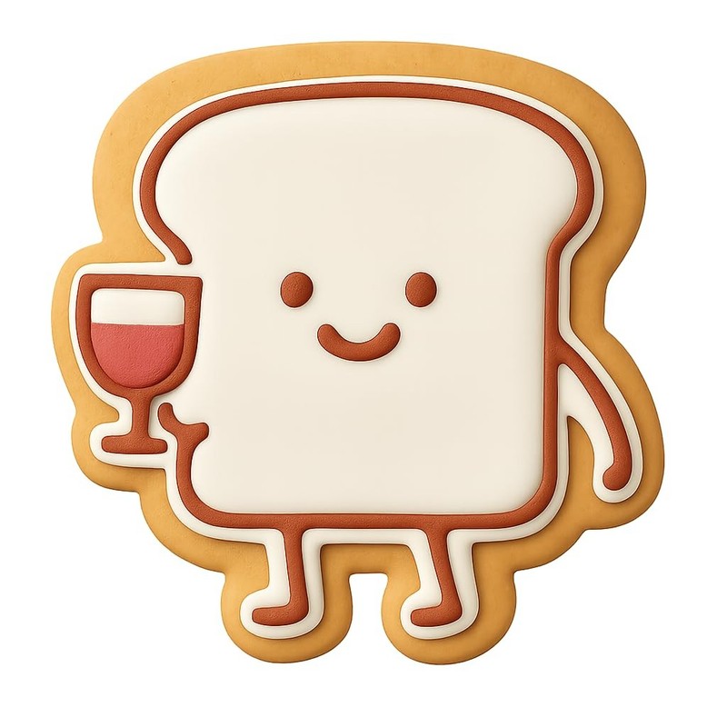 A Toast To You Cookie Cutter & Stamp - 4x3.4 gallery
