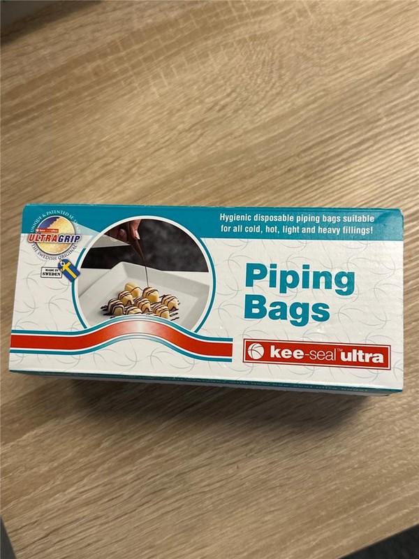 ^ KEE-Seal Disposable Piping Keeseal Ultra Pastry Bag 12" Clear