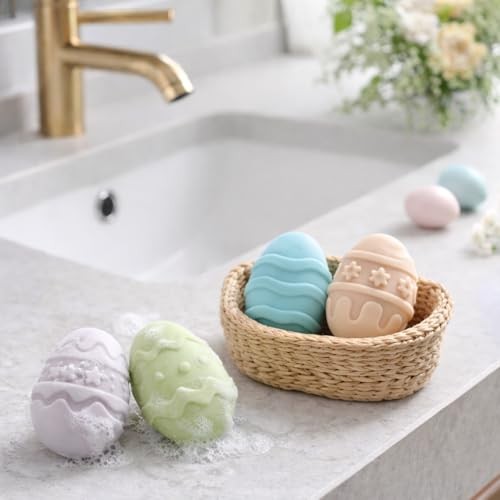 2PCS Easter Eggs Silicone Mold Half Egg Mold 3D Easter Egg Molds Chocolate gallery