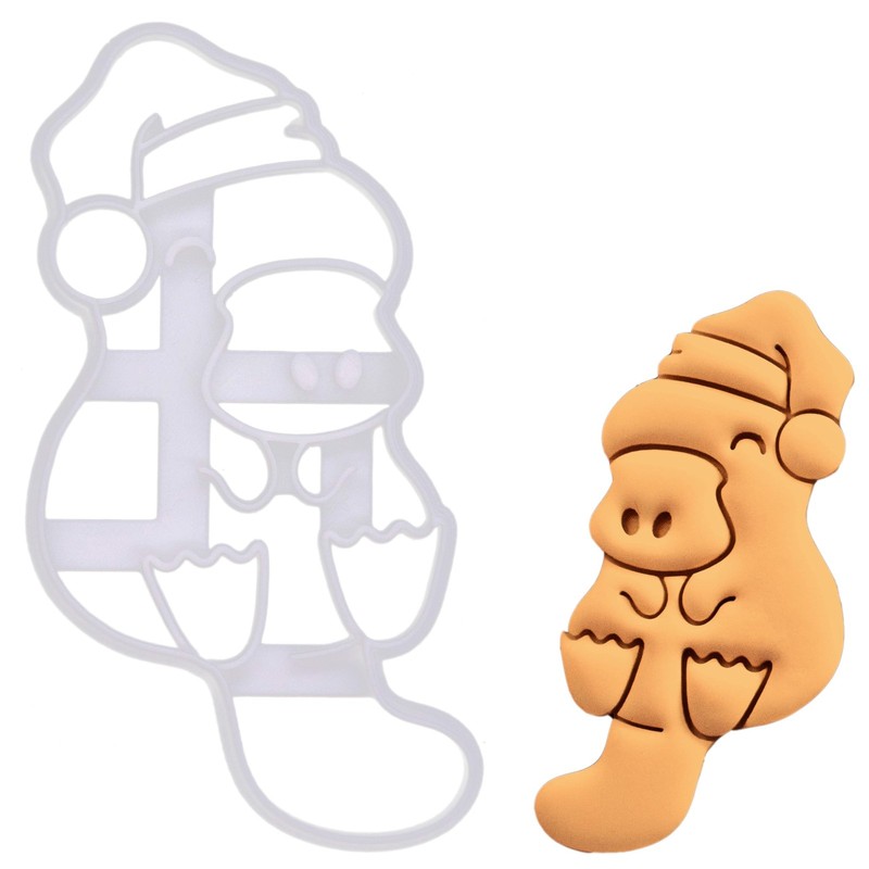 Christmas Platypus Cookie Cutter – Detailed Biscuit Cutter Design for Baking …