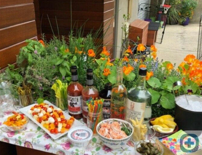 Edible Fresh Garnish Gourmet Ice Cube Blooms Free Overnight Ship WEDNESDAYS 100 gallery