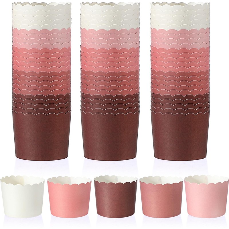 250 Pcs Colorful Paper Baking Cups Cupcake Baking Cups 2.4 Inches Muffin Line... gallery