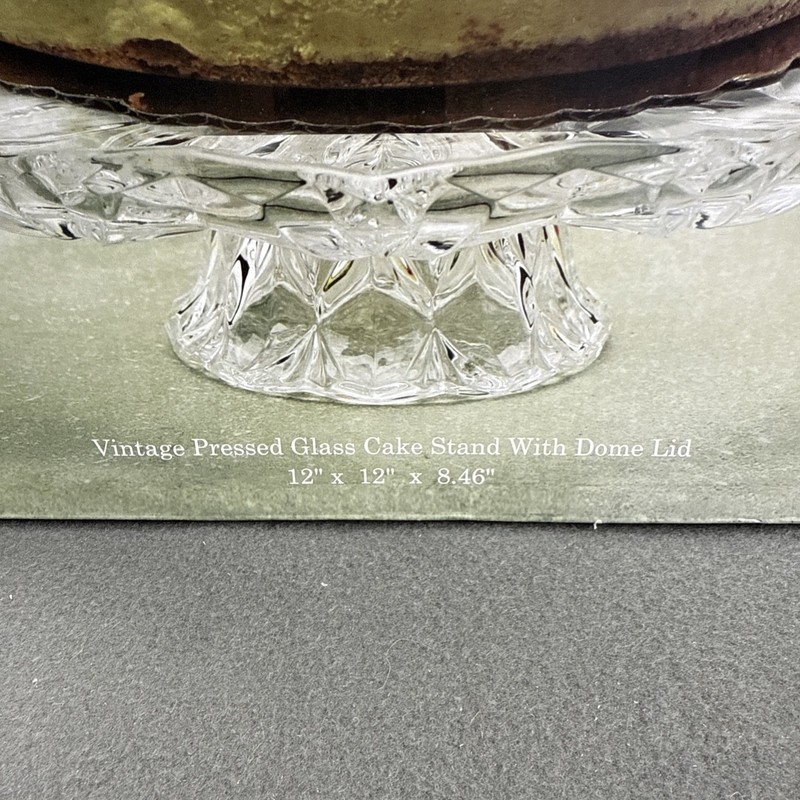 New Vintage 12" Pedestal Cake Stand & Dome Patisserie by Circleware Nouveau gallery