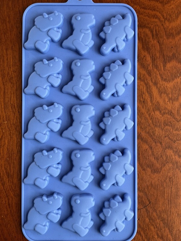 Wilton 15 Cavity Dinosaur Silicone Candy Mold #2115-0-0114