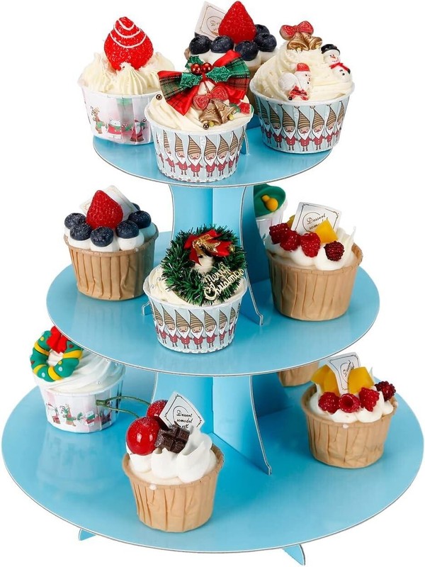 Cupcake Stand, Cake Stand holder, Tiered DIY Cupcake Stand Tower(Bulk 3 Sets) gallery
