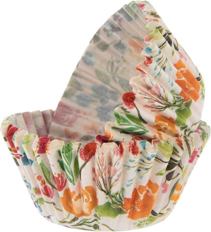 Wildflowers Print Decorative Baking Cups - Patterned Paper Liners for Cupcakes, gallery