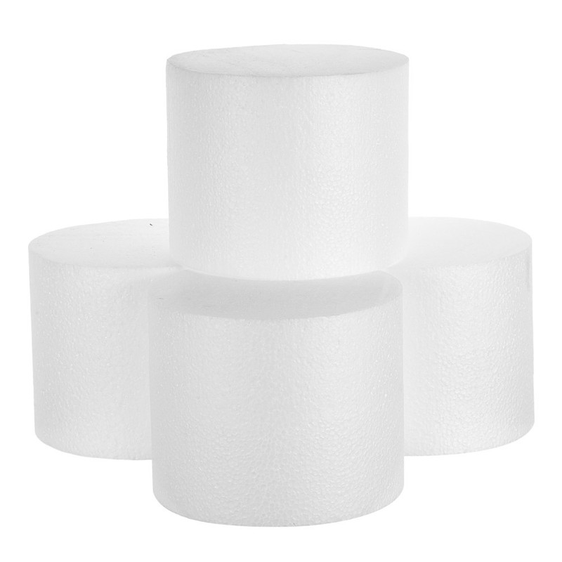 4Pcs Round Foam Cake Dummies for Wedding Cake Display and Decorating Practice gallery