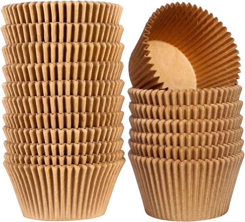 Jumbo Cupcake Liners Greaseproof Paper 200 Count - Food Grade Odorless Muffin Ba gallery