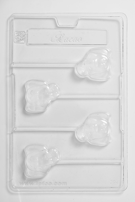 Monkey Lolly Chocolate/Soap Mould – 4 Cavity – Pack of 10
