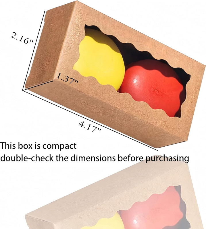 small treat boxes with window - 35pcs candy box for chocolate & bakery treats - gallery