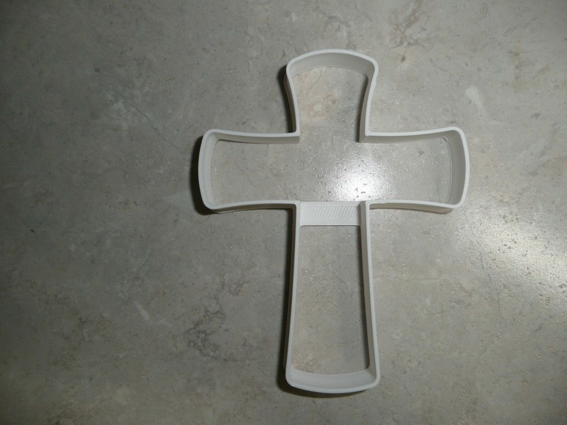 CROSS OUTLINE FLARED ENDS PATTEE STYLE COOKIE CUTTER USA PR4272 gallery