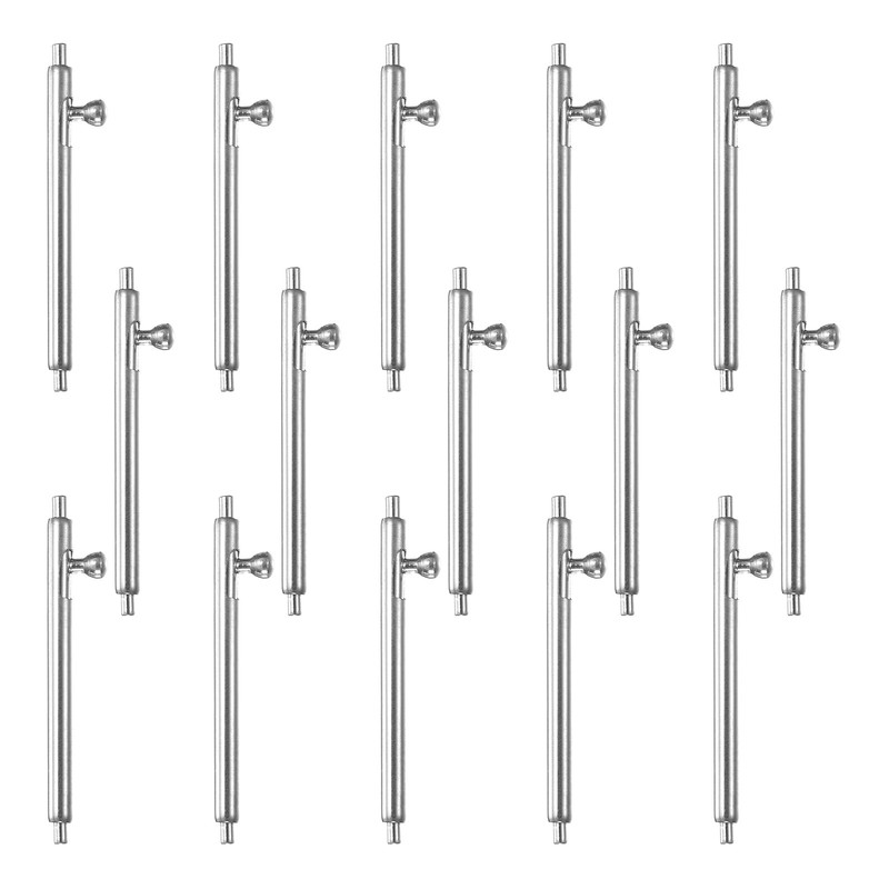 For 15pcs Quick Release Spring Bars 16mm Stainless Steel 304 Watch Tips