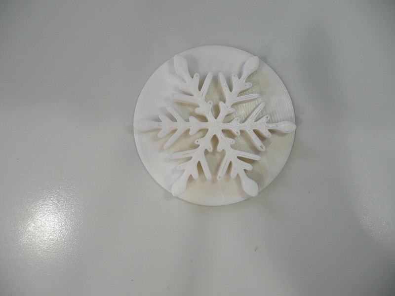 SNOWFLAKE COOKIE STAMP EMBOSSER MADE IN USA PR5557 gallery