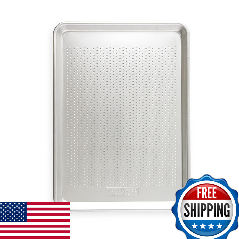 Nordic Ware Naturals Perforated Crisping Half Sheet Pan For Baking Or Roasting