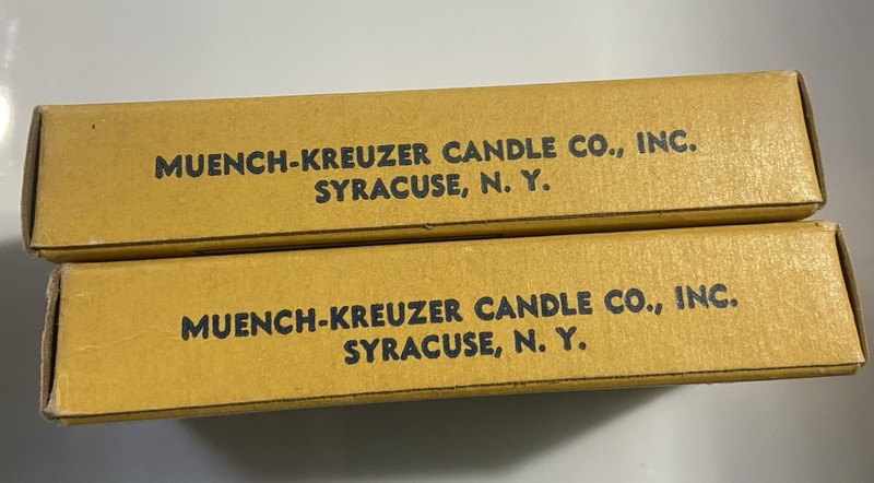 Birthday Candles Emkay Hostess Vintage 2 Packs Of 12 Old School Fire gallery