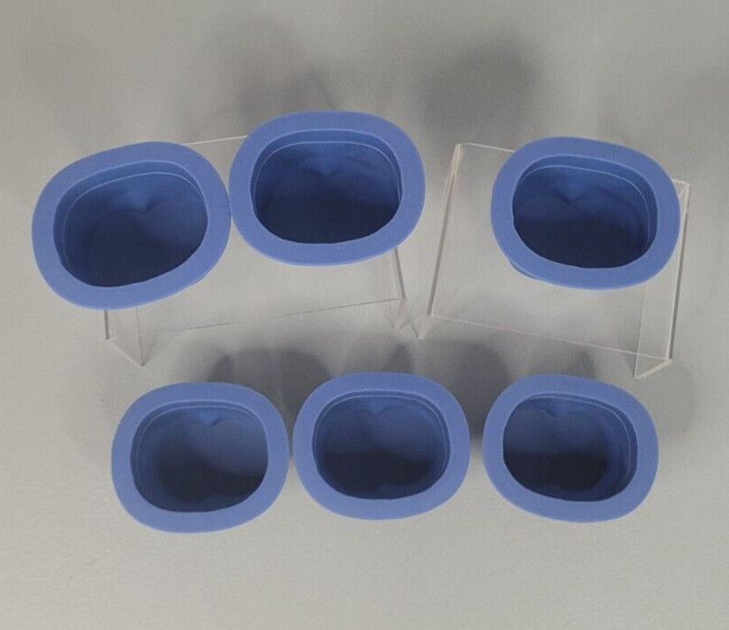 Muffin Tops Silicone Blue Jeans Baking Cups Set Of 6 Bake Small Muffins Cupcakes gallery