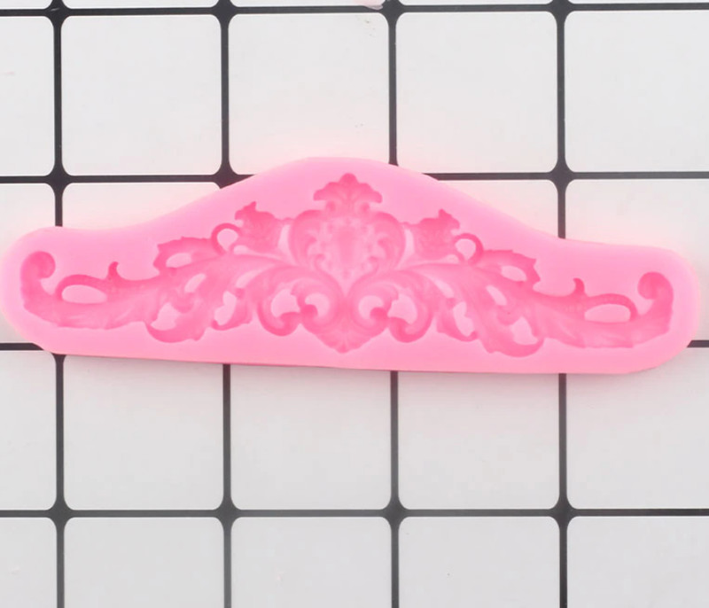 Royal Baroque Cake Border Frame Silicone Mold Fondant Chocolate Cake Decor Craft gallery
