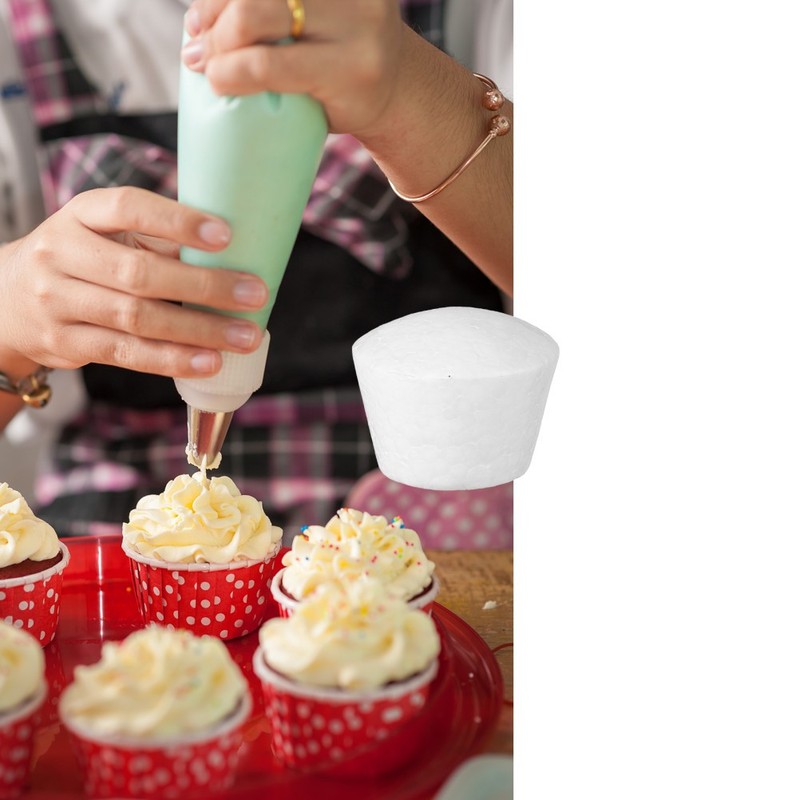 20pcs Cake Decorating Models Foams Cupcake Fake Cake Models Small Dessert Props gallery