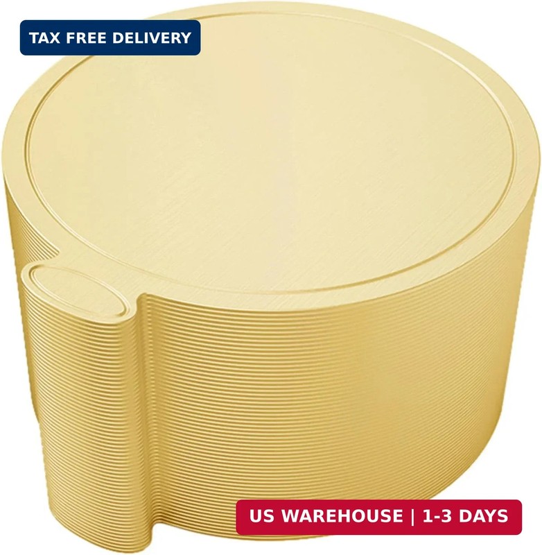 80 Pcs 4 Inch Cake Boards Mini Round Cake Cardboard for Mousse Cupcake, Cake Des