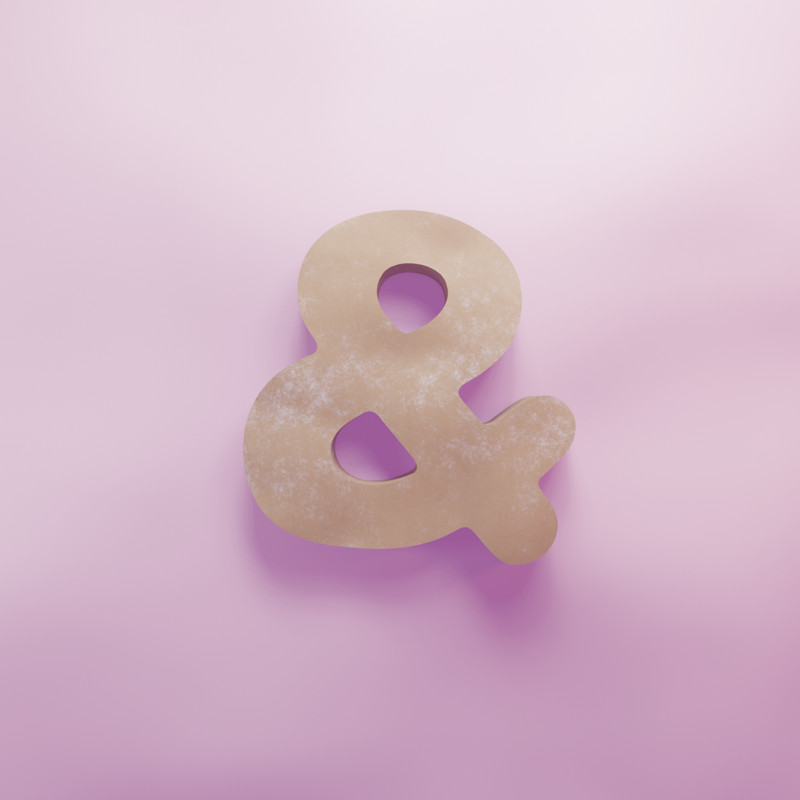 Ampersand & sign And Sign cookie cutter gallery