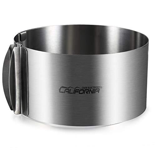 Cake Mold-Cake Ring-Adjustable round Stainless Steel 6 to 12 Inch Cake Mold – Ca