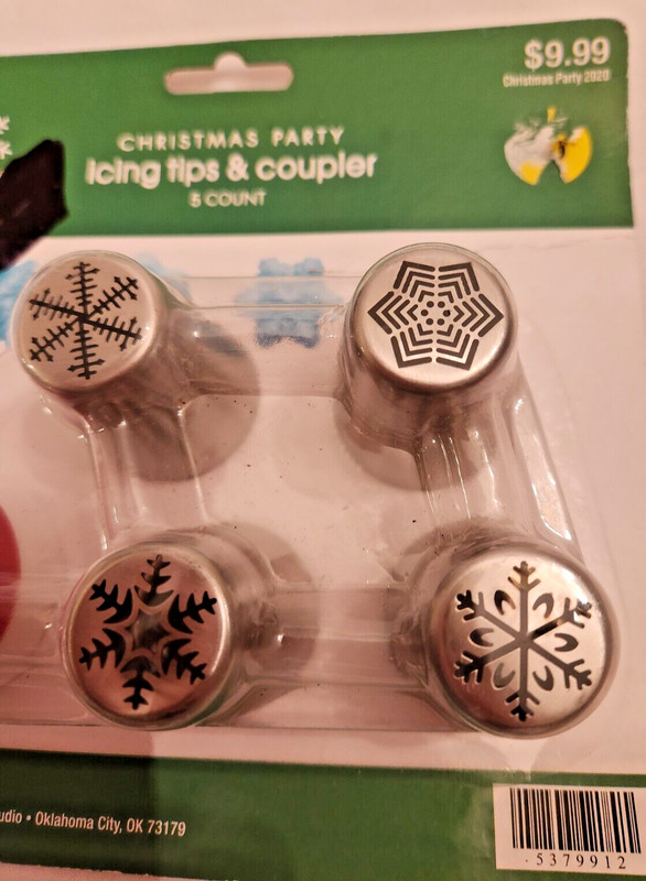 Snowflake Icing Tips and Coupler 4 pc. set. Brother & Sister 2020 gallery