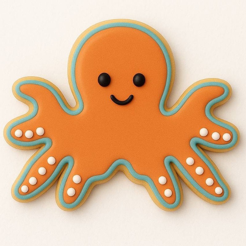 Octopus 4.5'' Cookie Cutter Metal gallery