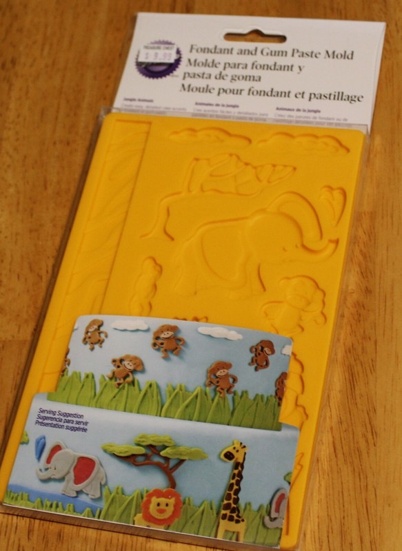 Wilton ~ FONDANT & GUM PASTE Silicone Mold – Jungle Animals – #409-2558 – New