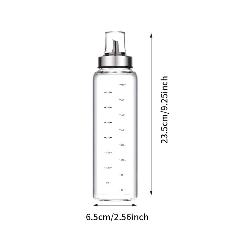 2PCS Honey Dispenser No Drip, 17 OZ Glass Honey Dispenser Pot Jar for Coffee ... gallery