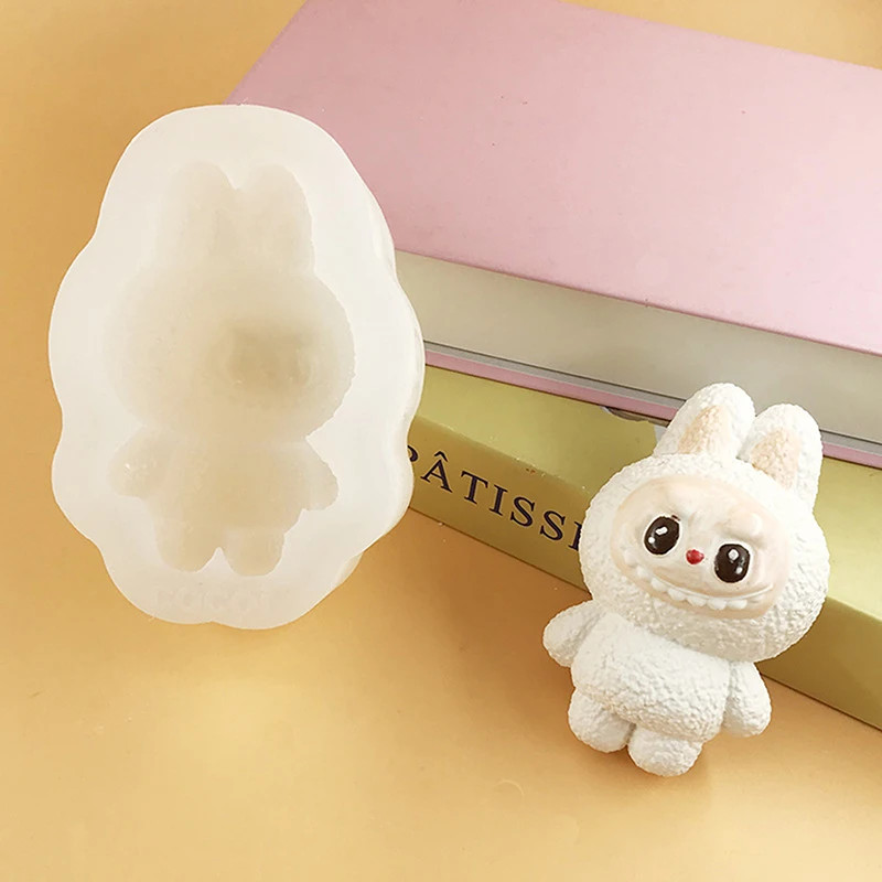 Labubu Cake Silicone Mold Chocolate Candy Ice Cream Mould DIY Baking Tool gallery