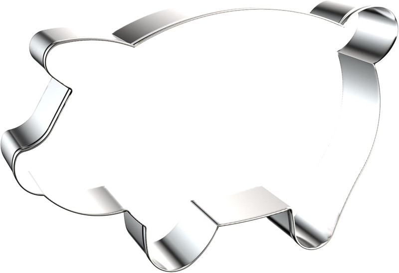 Pig Cookie Cutter Set Large - 5 Inch, 4 Inch, 3 Inch, 2 Inch - Cute Piggy Farm A gallery