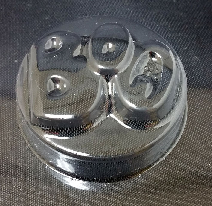 Halloween Cookie Mold with "BOO" Chocolate Plastic Candy Soap Mold CML 1615 gallery