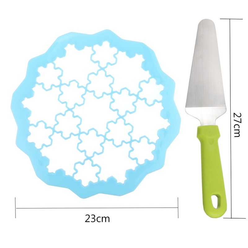 Homga Snowflake Cookie Cutter, 24x24 cm Food Grade Plastic Biscuit Cookie Cutter gallery