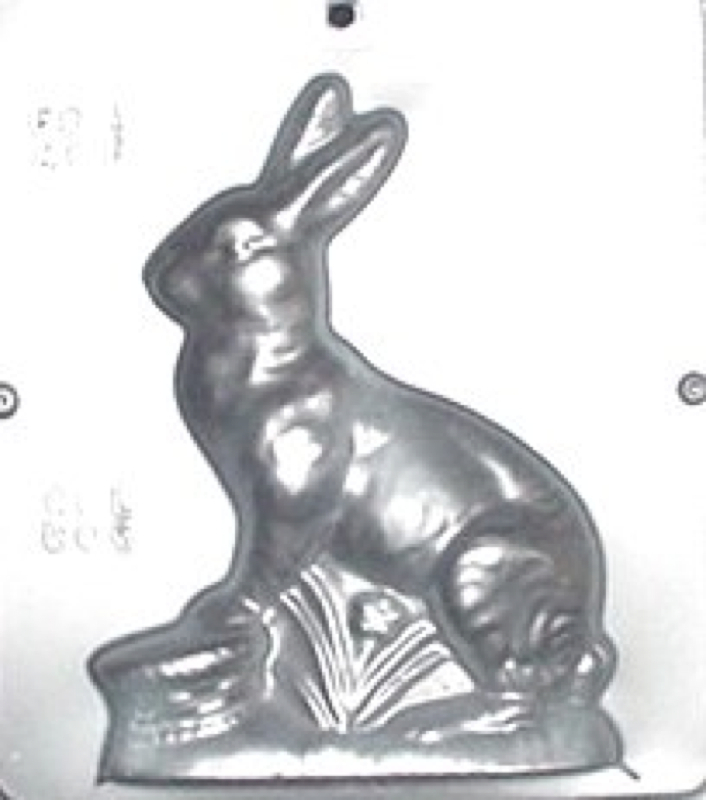 7 1/4" Bunny Facing Left Chocolate Candy Mold Easter 806 NEW gallery