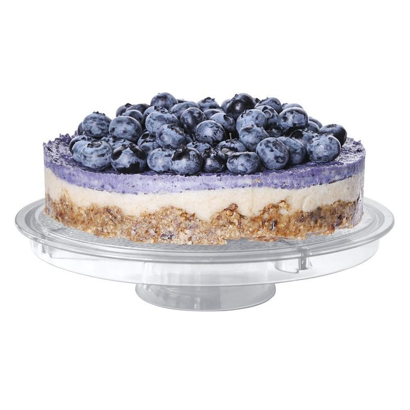 Cake Stand with Dome Cover, 6-in-1 Multi-Purpose Use, Cake Stand with Lid,... gallery