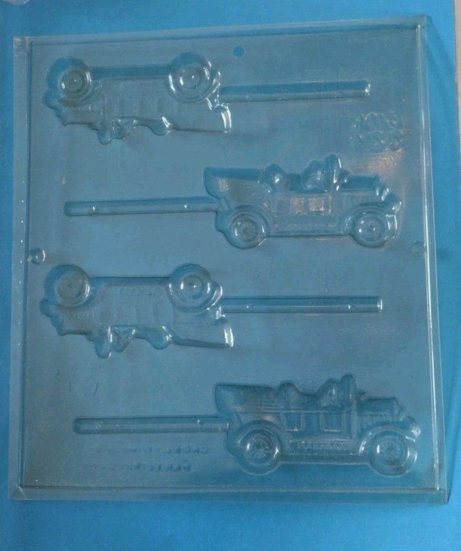 Vtg Lot-10 Candy/Lolipop Molds-Various Holidays-Peanut-Chess-Basketball-Crayon gallery