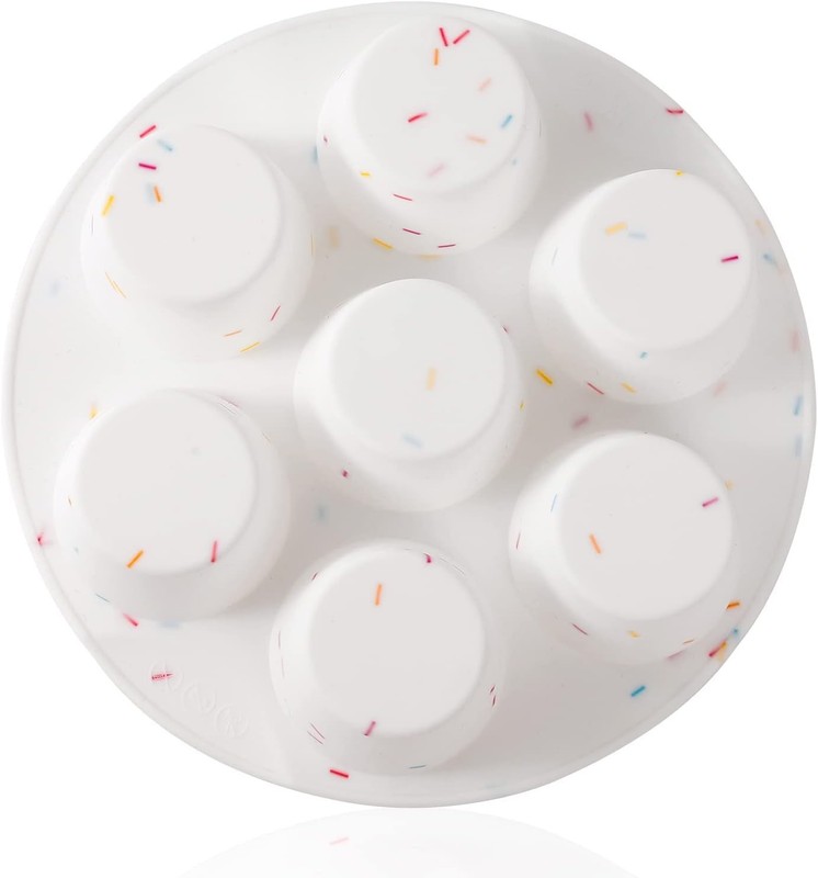 7-Cup Silicone Muffin & Tart Mold for Air Fryers - Dishwasher Safe & BPA Free gallery