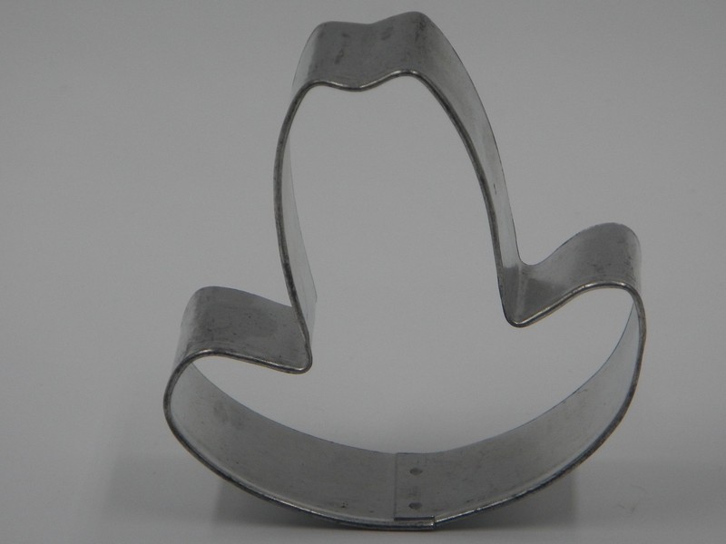 Tinplated 4 New Steel Cowboy Hat, Boot,Angel,Cross,Shape Fondant Cookie Cutter gallery