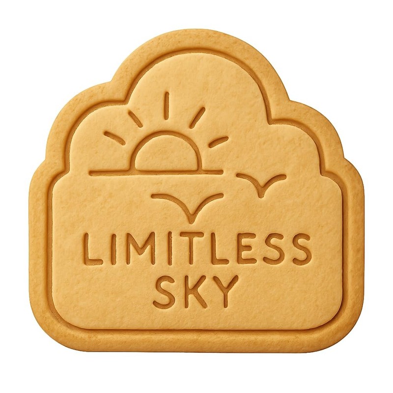 Limitless Sky Cloud Cookie Cutter - 4x3.6" Creative Kitchen Design gallery
