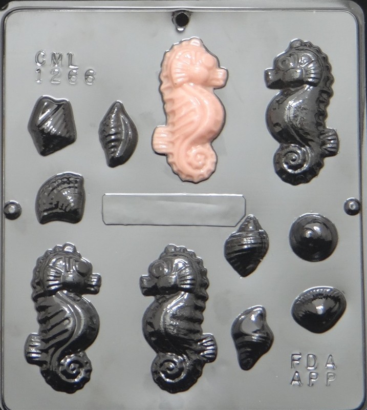 Sea Horse Assembly Chocolate Candy Mold 1266 NEW