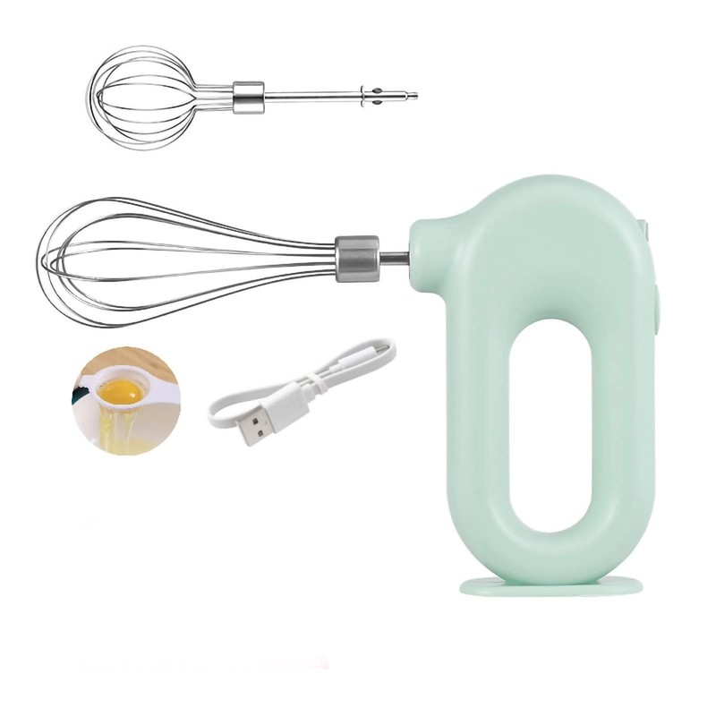 4 Speed Electric Hand Mixer, Electric Hand Mixer Whisk Wireless Rechargeable ... gallery