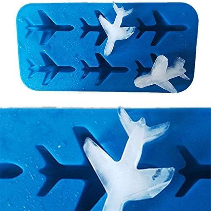 3D Airplane Ice Cube Trays, Plane Aircraft Silicone Chocolate Candy Mold Fondant gallery