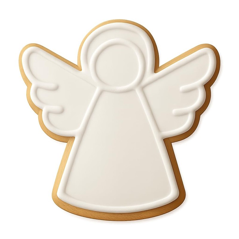 Classic Winged Flyer Cookie Cutter & Stamp, Fondant & Clay Cutter - 3.9x4" gallery