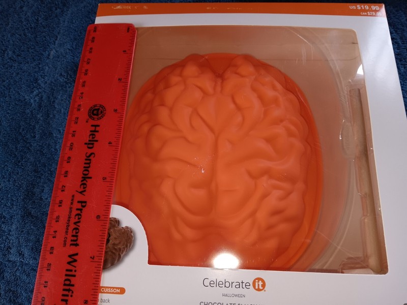 Celebrate It Halloween "Brain" Chocolate Smash Mold Kids Cook New Hammer Box $$ gallery