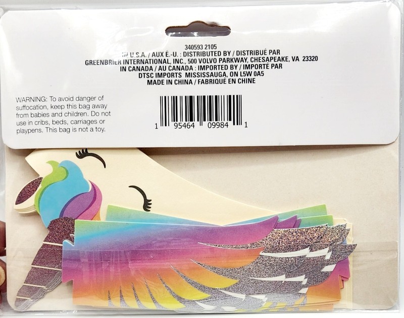 (Lot of 4) UNICORN Voila Cupcake Wraps & Picks, Twelve of Each NEW gallery