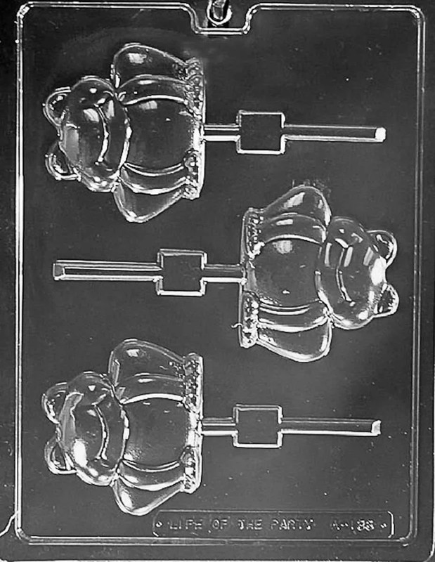A136 Large Frog Lolly Lollipop Chocolate Candy Mold