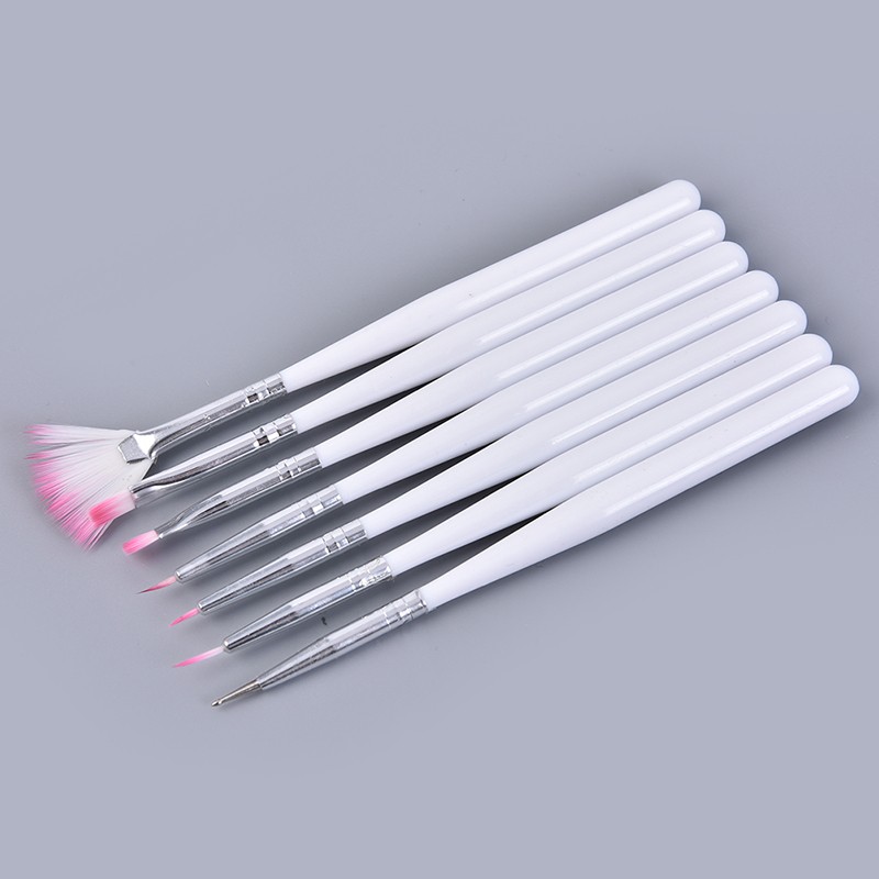 7pcs Cake Icing Decorating Painting Brush Fondant Dusting Sugarcraft DIY Tool; gallery