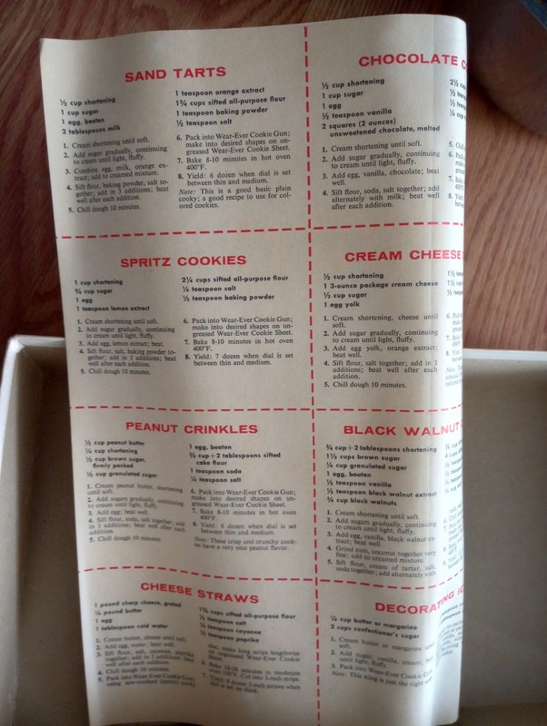 Vintage Wear Ever Cookie Gun and Pastry Decorator Trigger Quick Catalog gallery