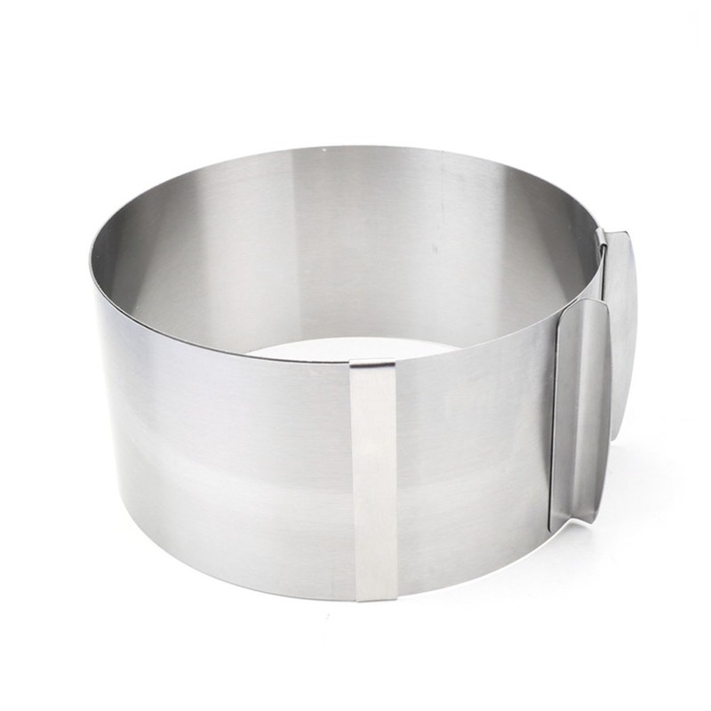 Stainless Steel Adjustable Round Cake Mold Mousse Mold 6 Inch to 12 Inch gallery